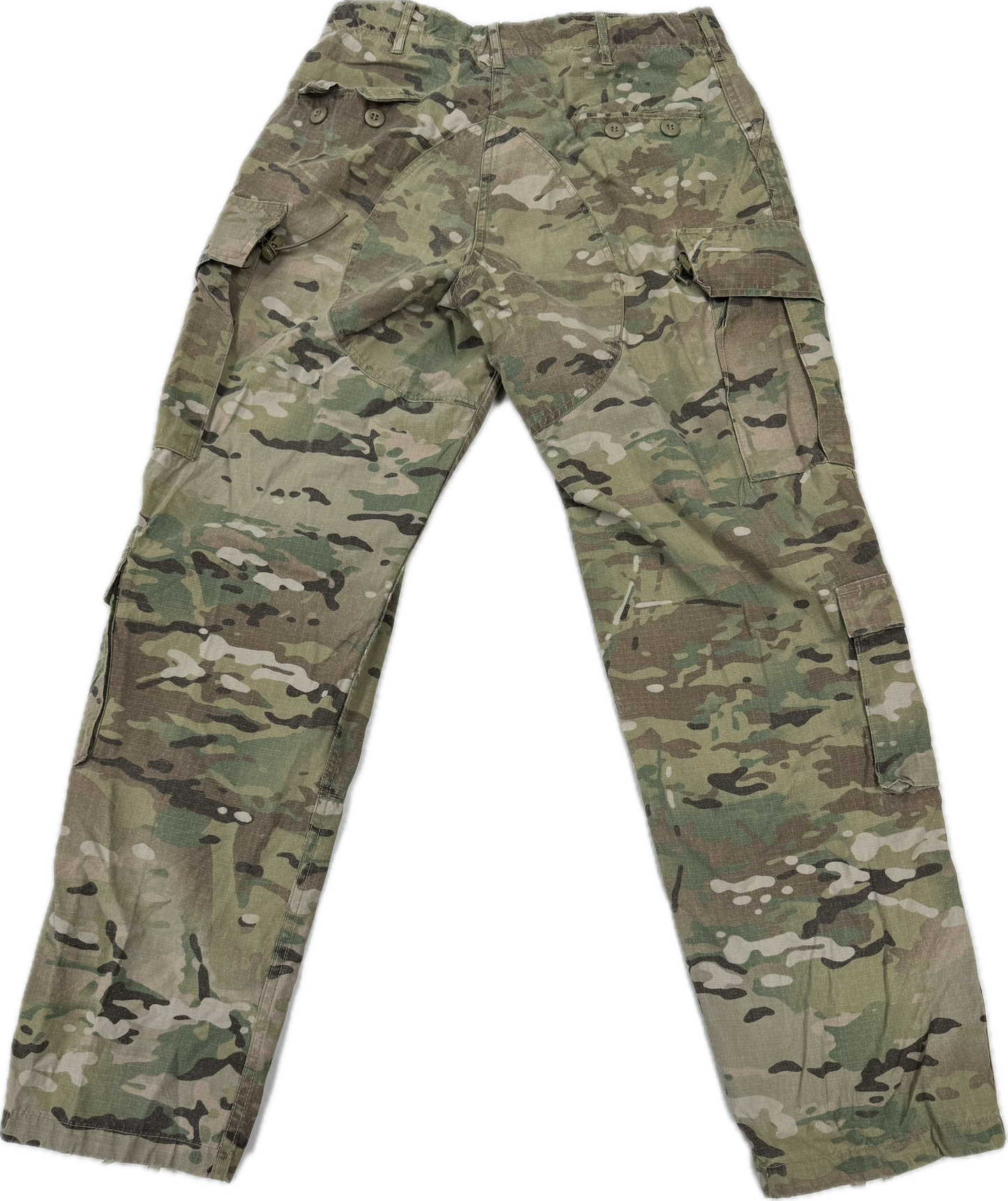 Vintage Camo Cargo Pants Adjustable Relaxed Fit(Medium)