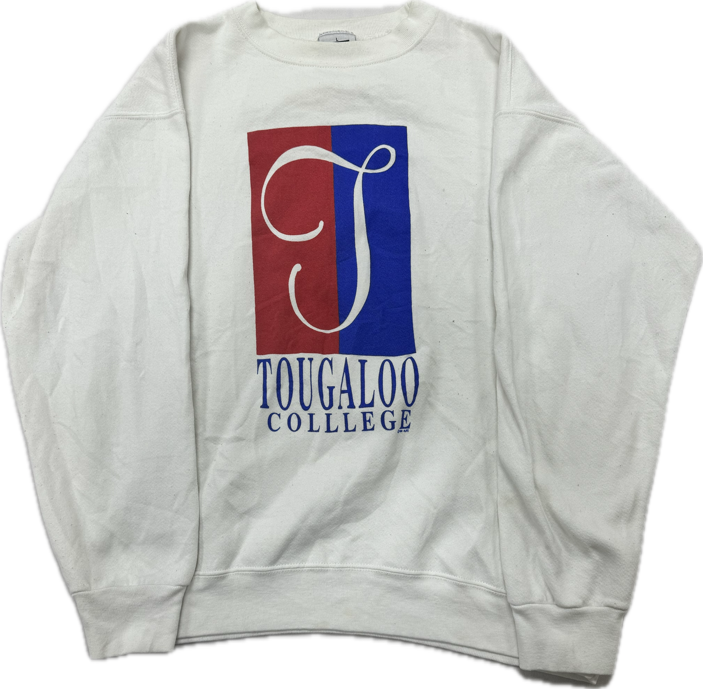 Vintage Tougaloo College University NCAA Crewneck Sweatshirt(Large)