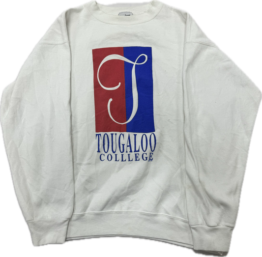 Vintage Tougaloo College University NCAA Crewneck Sweatshirt(Large)