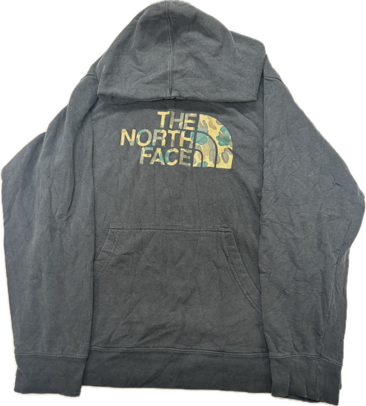 Vintage The North Face Camo Hooded Sweatshirt(Large)