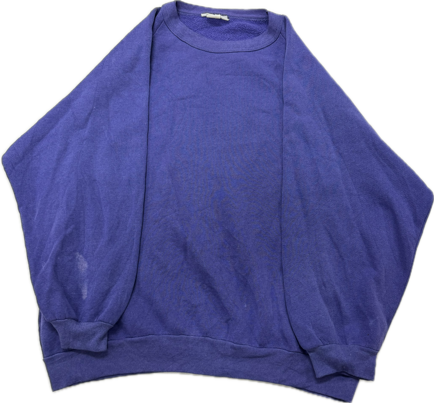 Vintage Blank Purple Crewneck Sweatshirt(XL)