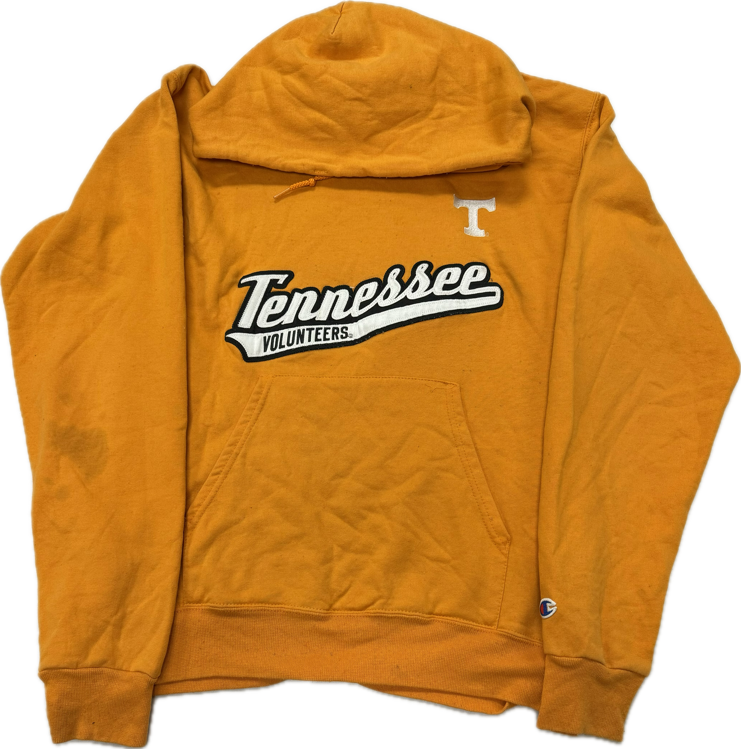 Vintage Tennessee University NCAA Team Logo Hooded Sweatshirt(Small)