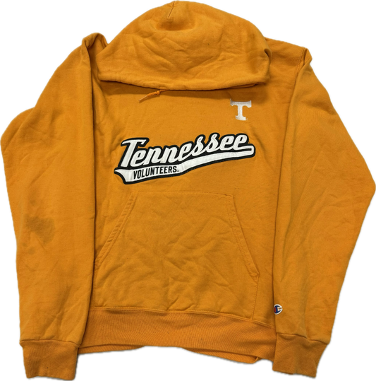 Vintage Tennessee University NCAA Team Logo Hooded Sweatshirt(Small)