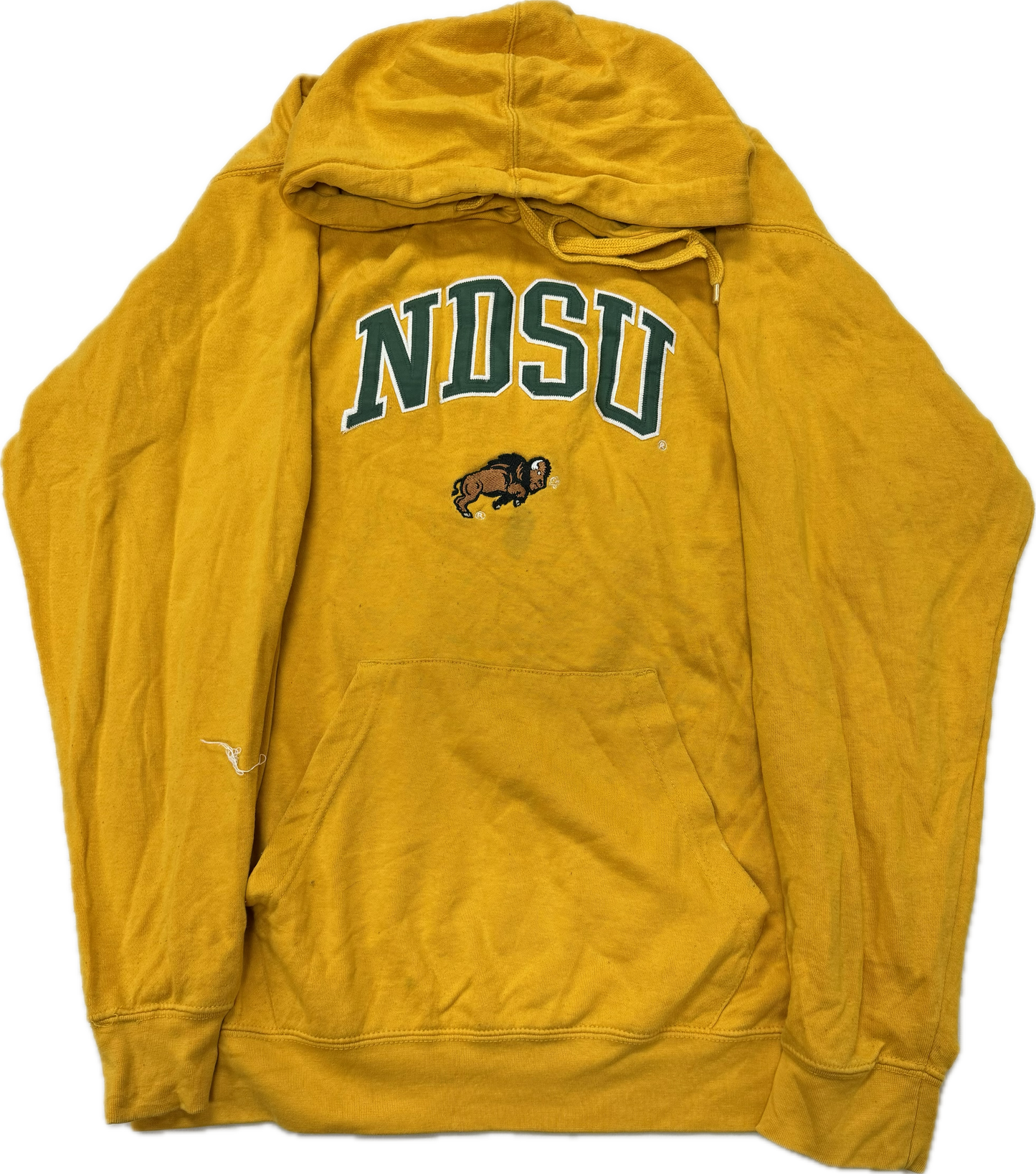 Vintage North Dakota State University NCAA Team Logo Hooded Sweatshirt(Large)