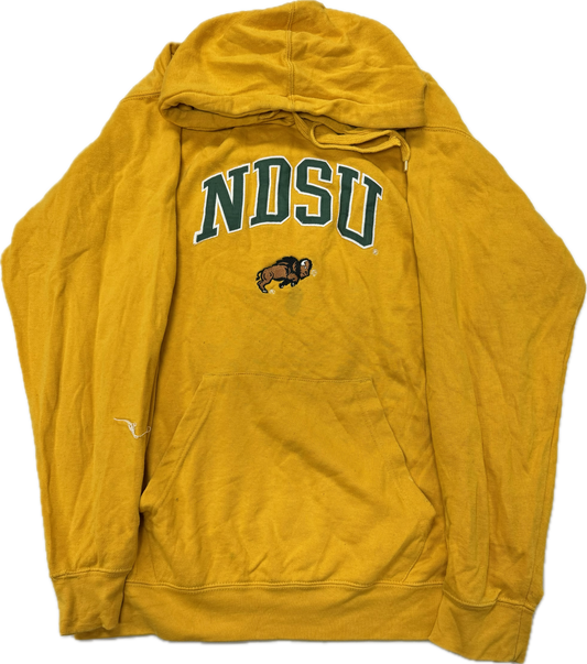 Vintage North Dakota State University NCAA Team Logo Hooded Sweatshirt(Large)