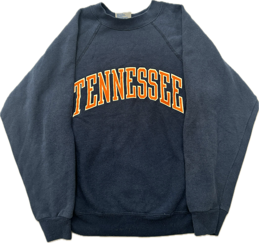 Vintage Tennessee NCAA University College Crewneck Sweatshirt(Youth Large)