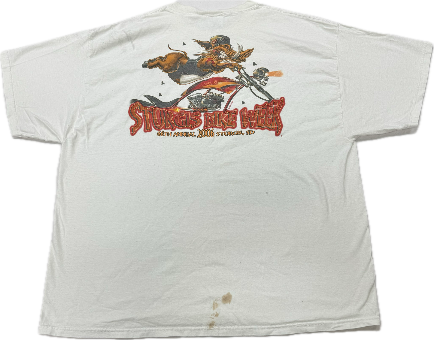 Vintage Sturgis Bike Week 2006 Biker Logo Vacation Tee(XXL)