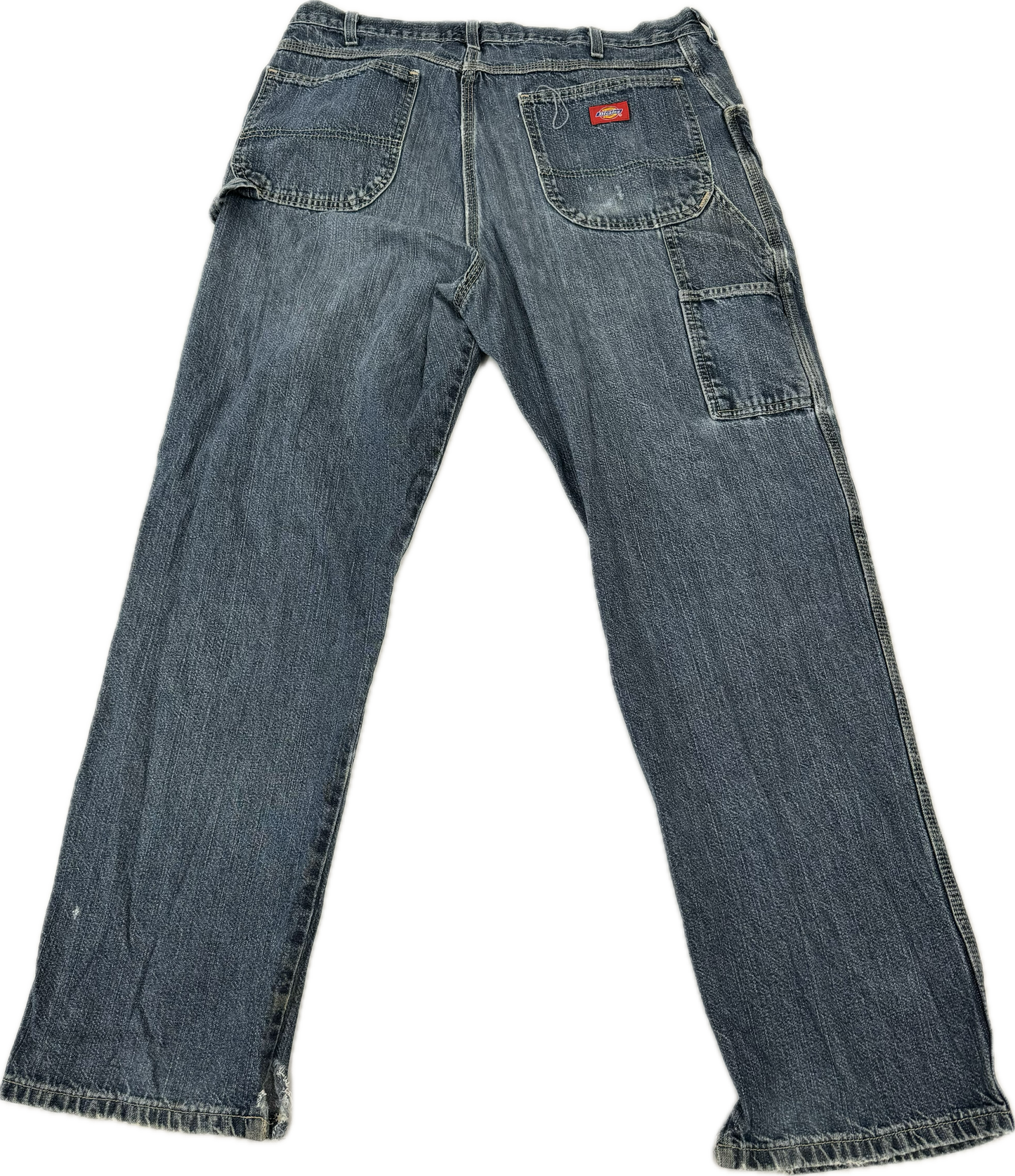 Vintage Dickies Workwear Dark Wash Denim Cargo Pants Jeans(36 x 32)