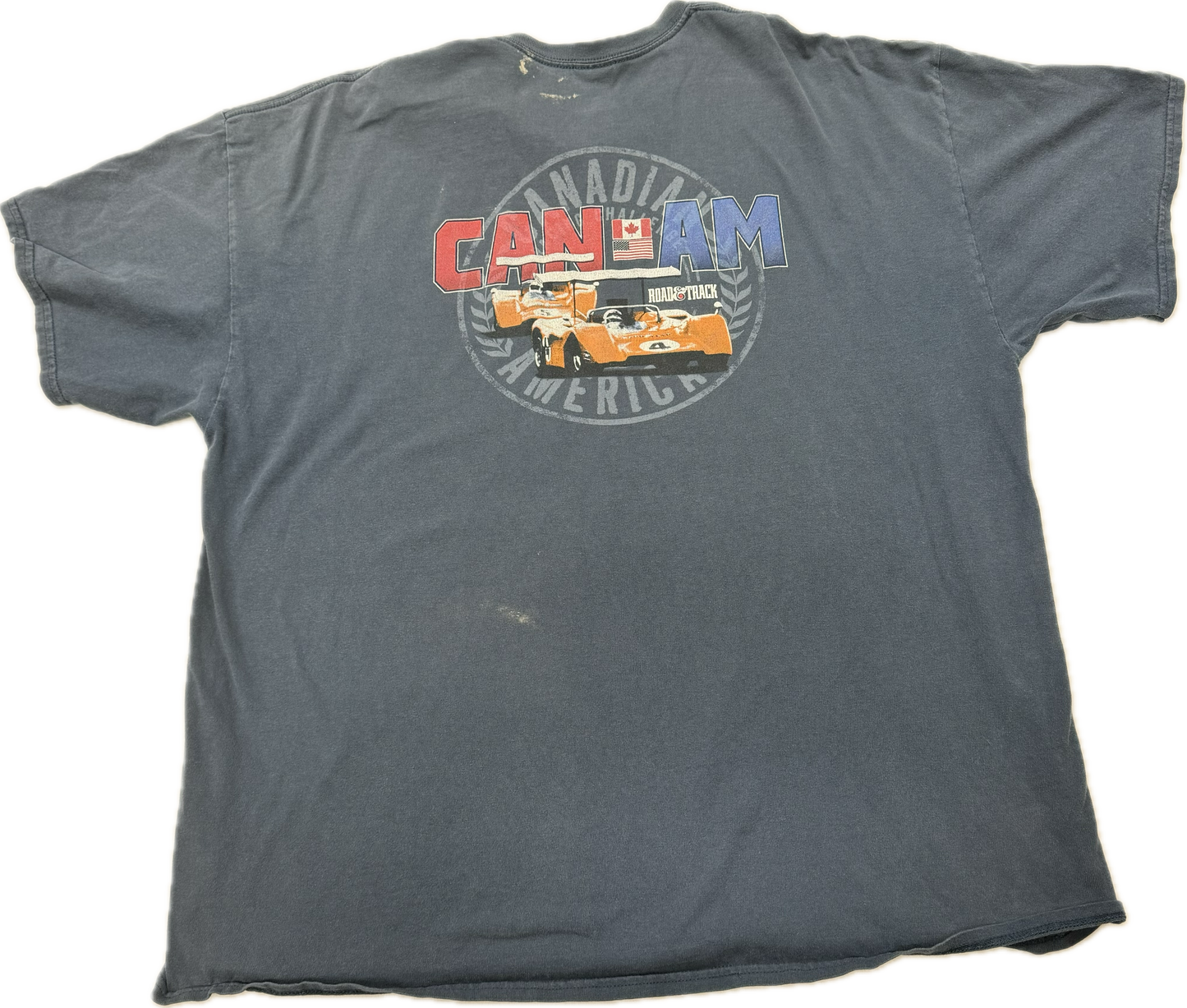 Vintage Can Am Racing Auto Car Logo Tee(XXL)