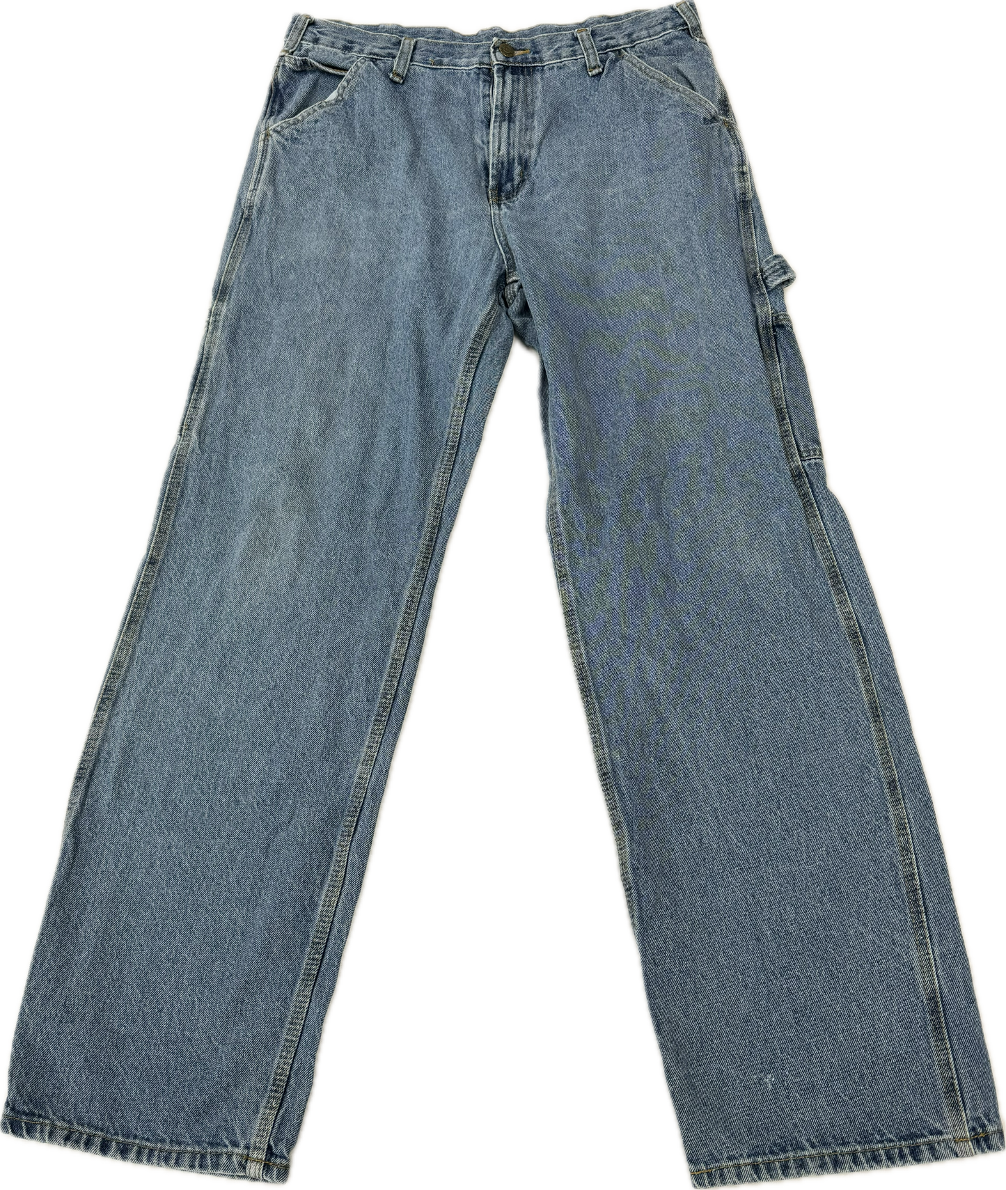 Vintage RK Brand Workwear Light Wash Denim Cargo Pants Jeans(34 x 34)