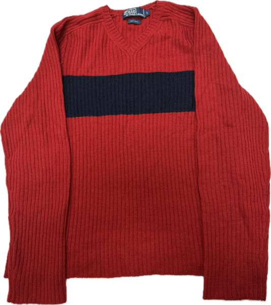 Vintage Polo by Ralph Lauren Knit Crewneck Sweatshirt(Large)