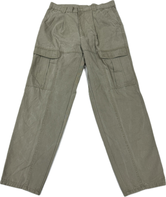 Vintage Cargo Work Utility Pants Khaki(36 x 32)