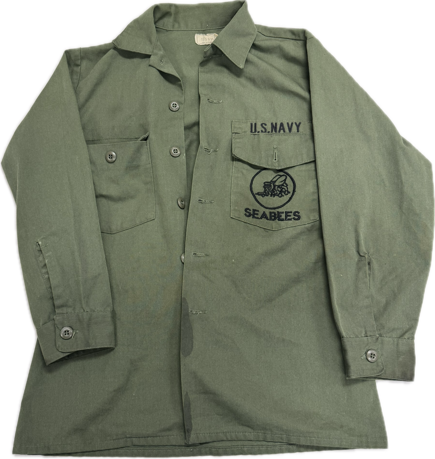 Vintage United States Navy Sergeant Shirt/Jacket(15.5 x 31)