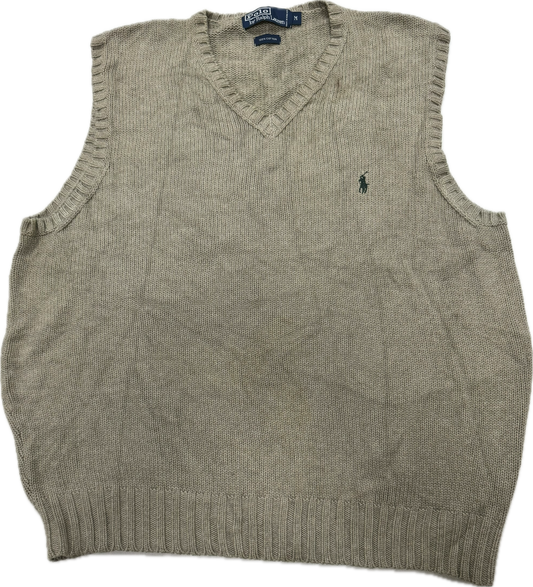 Vintage Polo by Ralph Lauren Logo Knit Sweater Vest(Medium)