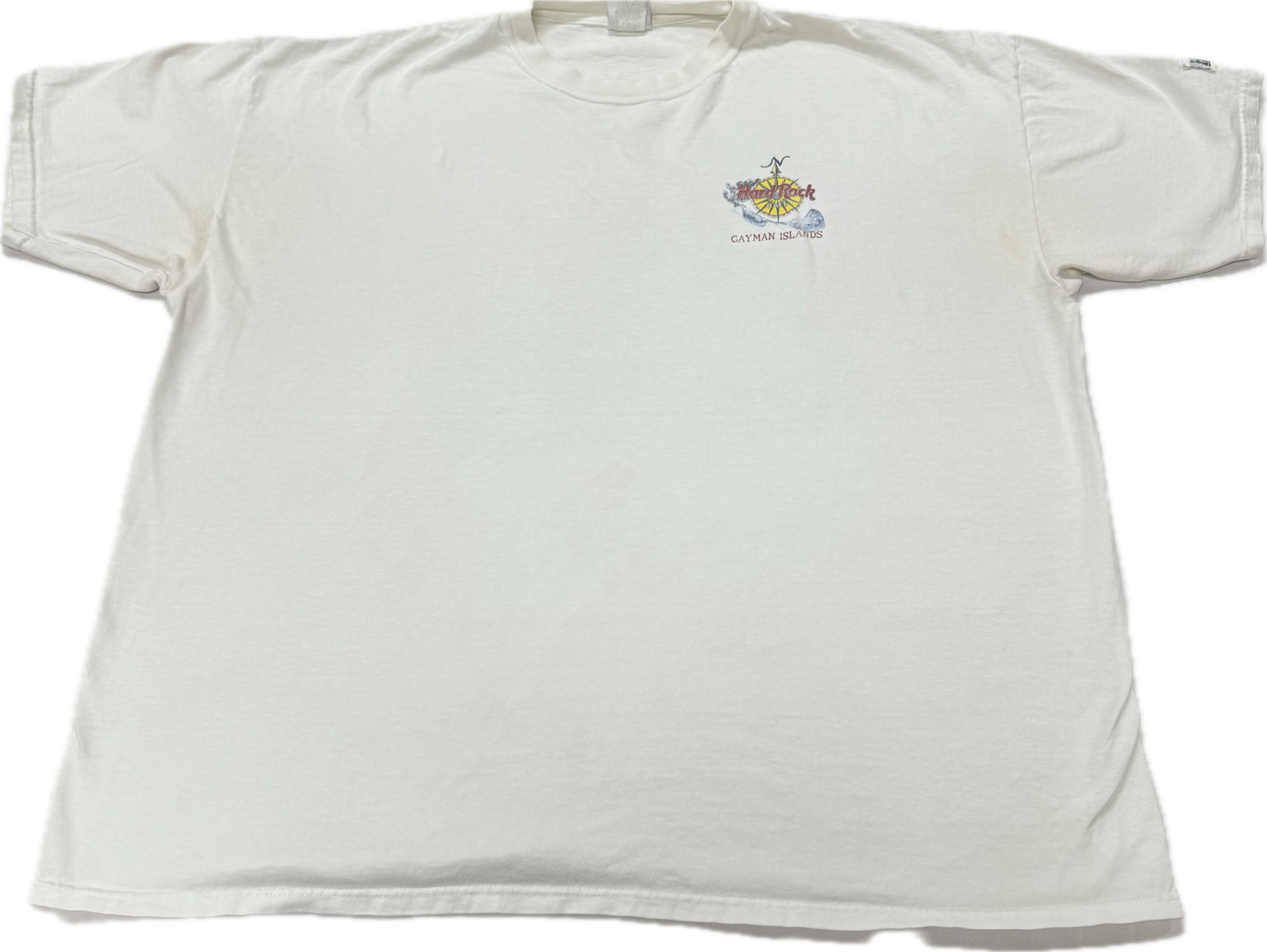 Vintage Hard Rock Cafe Logo Cayman Islands Vacation Tee(XXL)