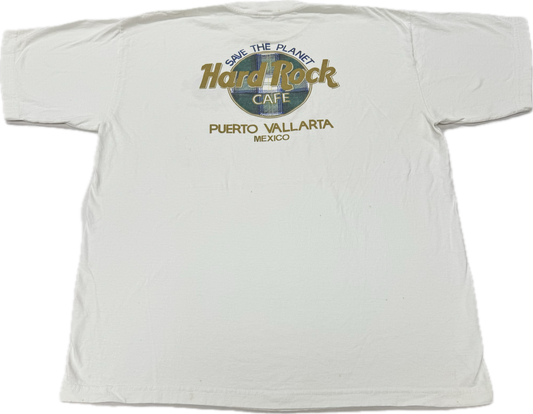 Vintage Hard Rock Cafe Logo Puerto Vallarta Mexico Vacation Tee(XXL)