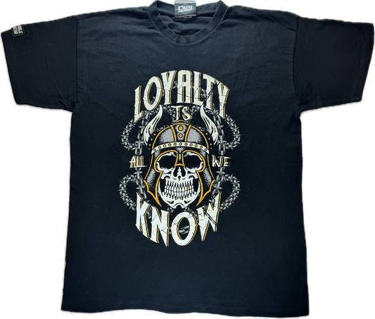 Vintage Loyalty is all we Know Rock Band Tee(XXL)