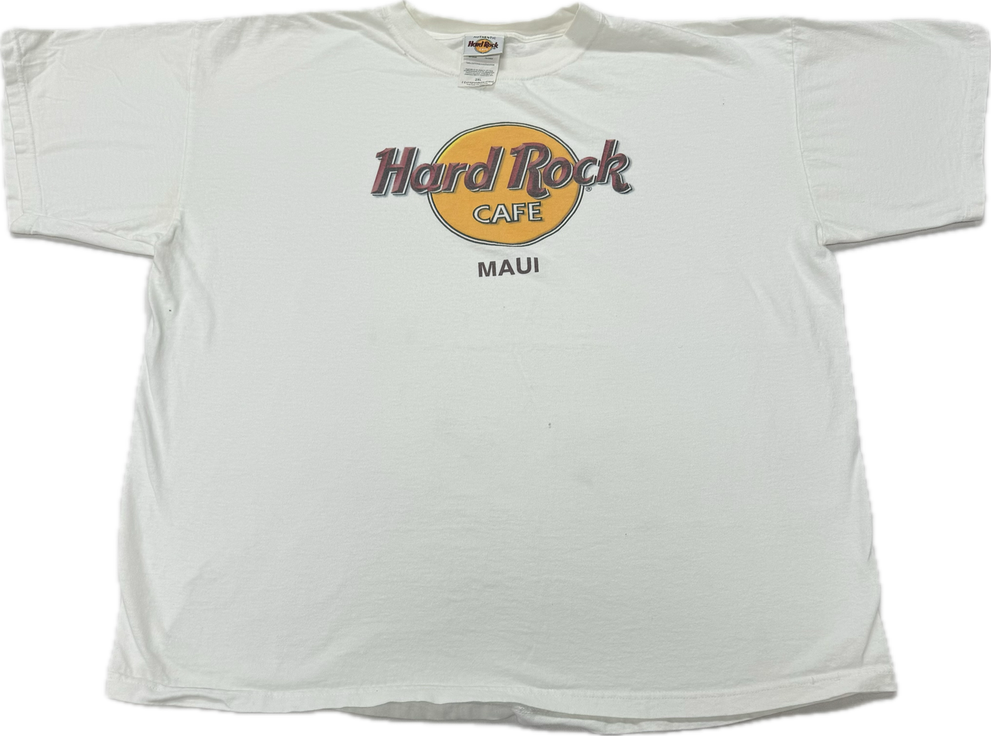 Vintage Hard Rock Cafe Logo Maui Hawaii Vacation Tee(XXL)