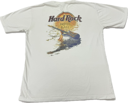 Vintage Hard Rock Cafe Logo Hotel Bali Vacation Tee(Large)